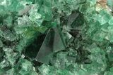 Fluorescent Green Fluorite Cluster - Diana Maria Mine, England #208864-1